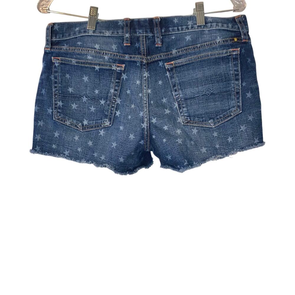 Lucky Brand Cut Off Stars Jean Shorts sz 8 - Picture 7 of 9